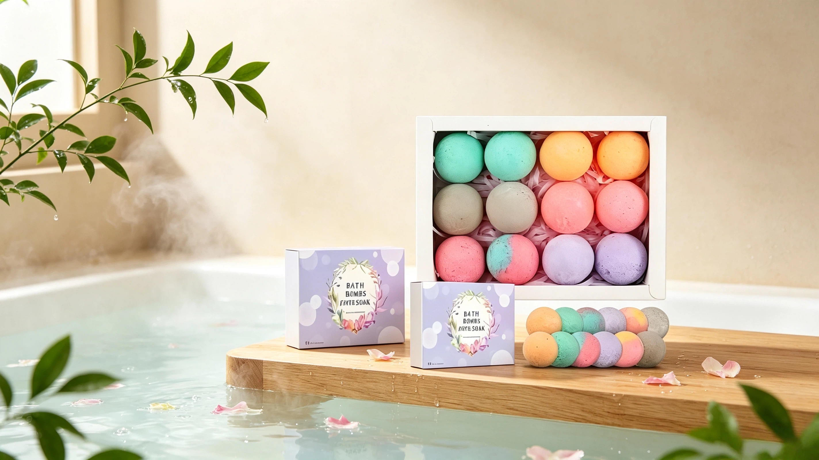 At-Home Bubble Spa Bath Bombs