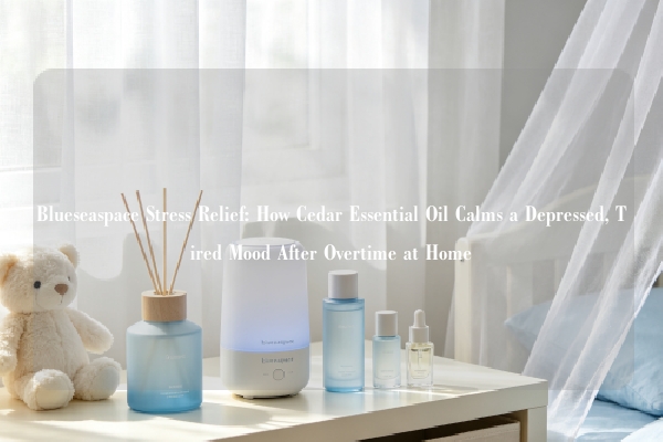 Blueseaspace Stress Relief: How Cedar Essential Oil Calms a Depressed, Tired Mood After Overtime at Home